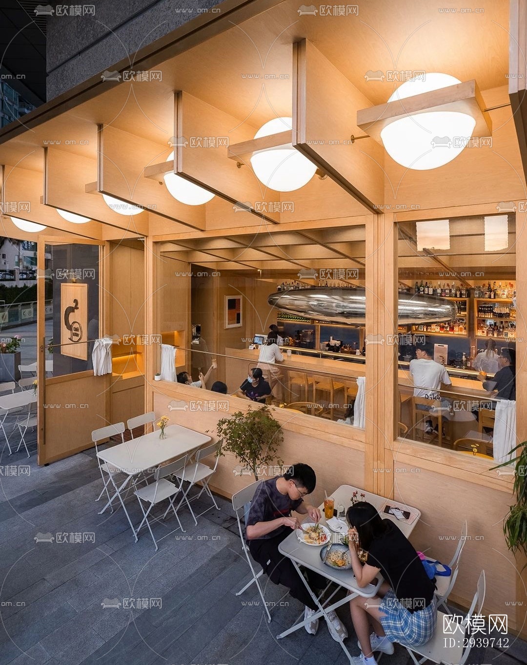 日式酒吧效果图下载（渲染图7）