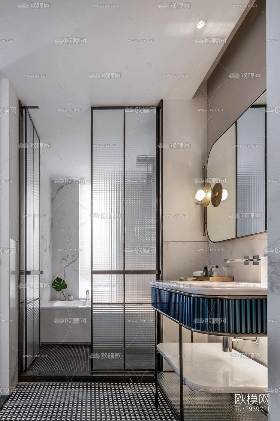 后现代酒店民宿效果图下载（渲染图10）