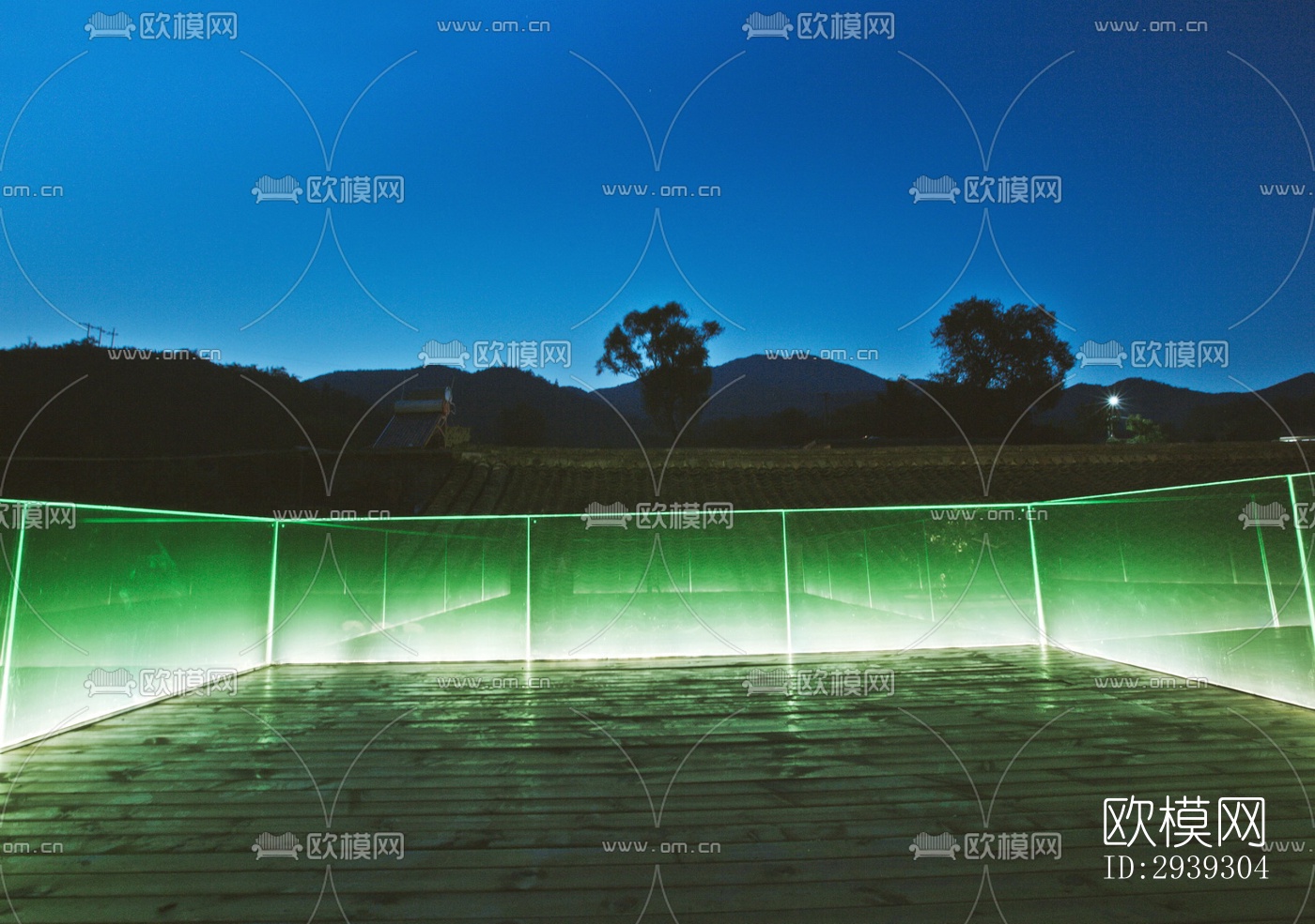 新中式酒店民宿效果图下载（渲染图9）