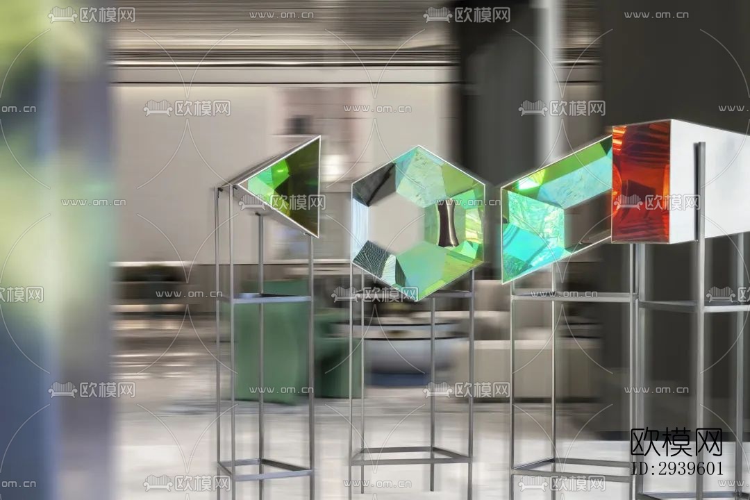 现代酒店民宿效果图下载（渲染图14）