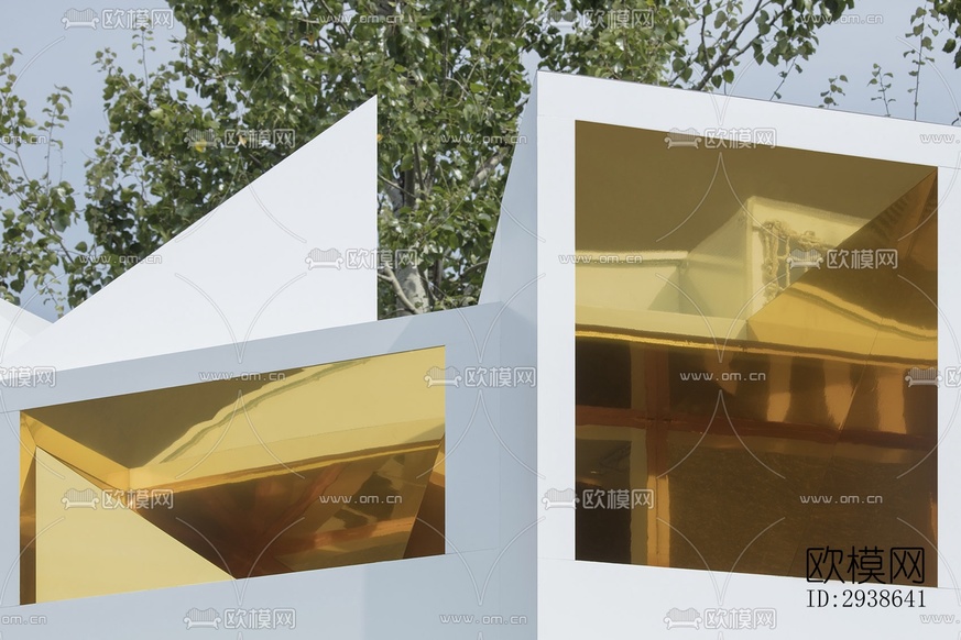 現(xiàn)代展覽展廳效果圖下載(渲染圖14)