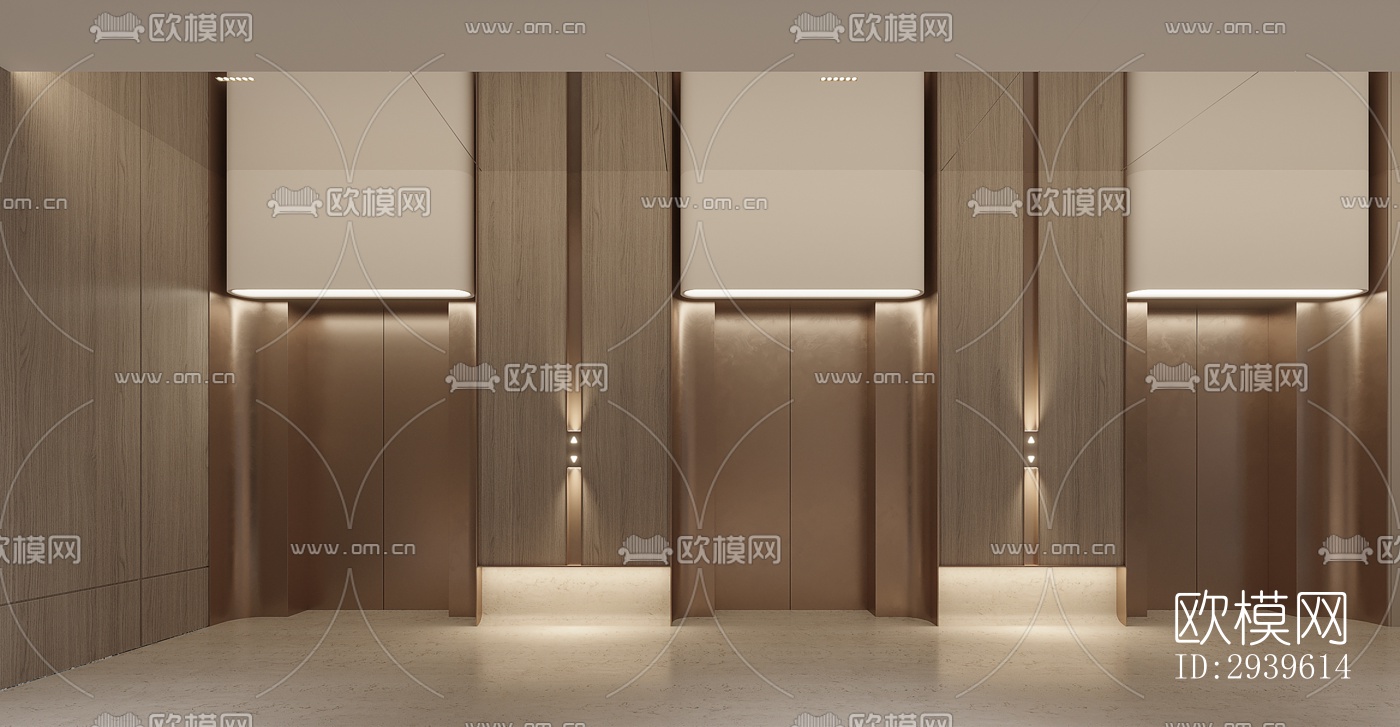 现代酒店民宿效果图下载（渲染图17）