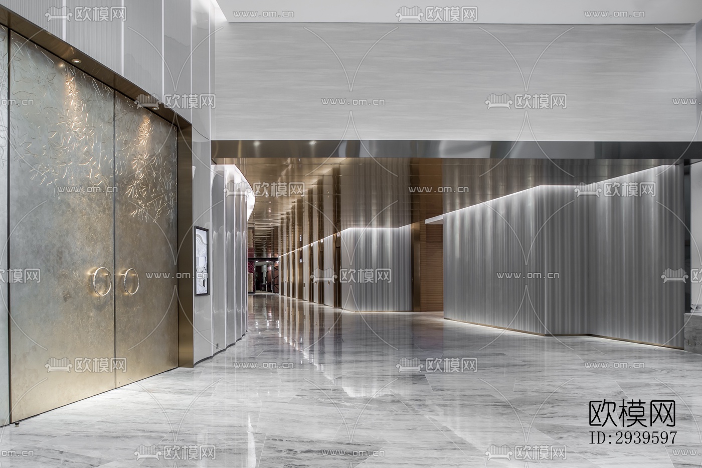 现代酒店民宿效果图下载（渲染图8）