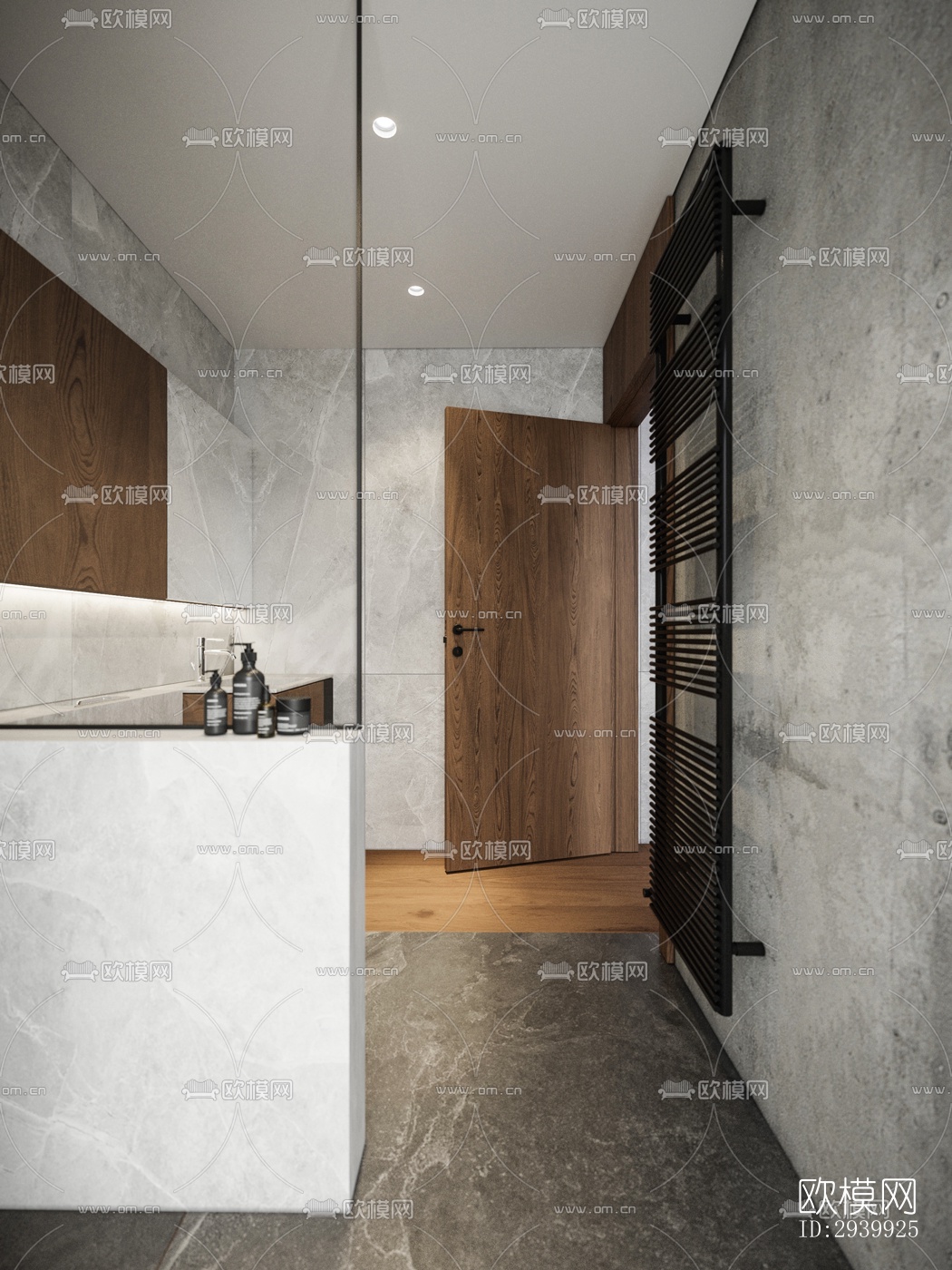 工业风复式效果图下载（渲染图15）