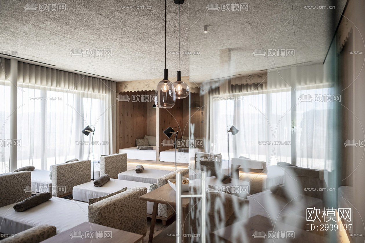 北欧酒店民宿效果图下载（渲染图9）