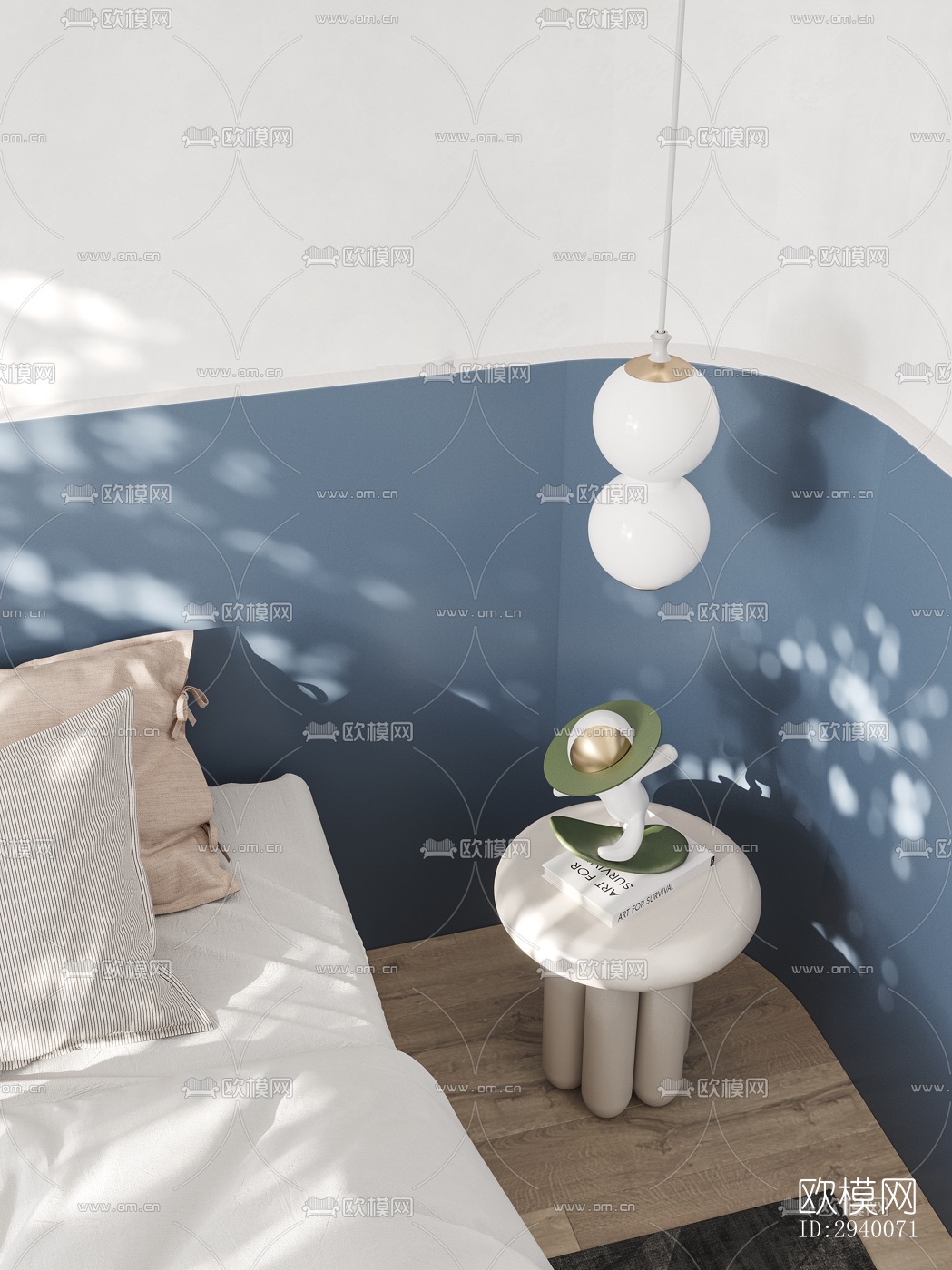 北欧平层效果图下载（渲染图1）