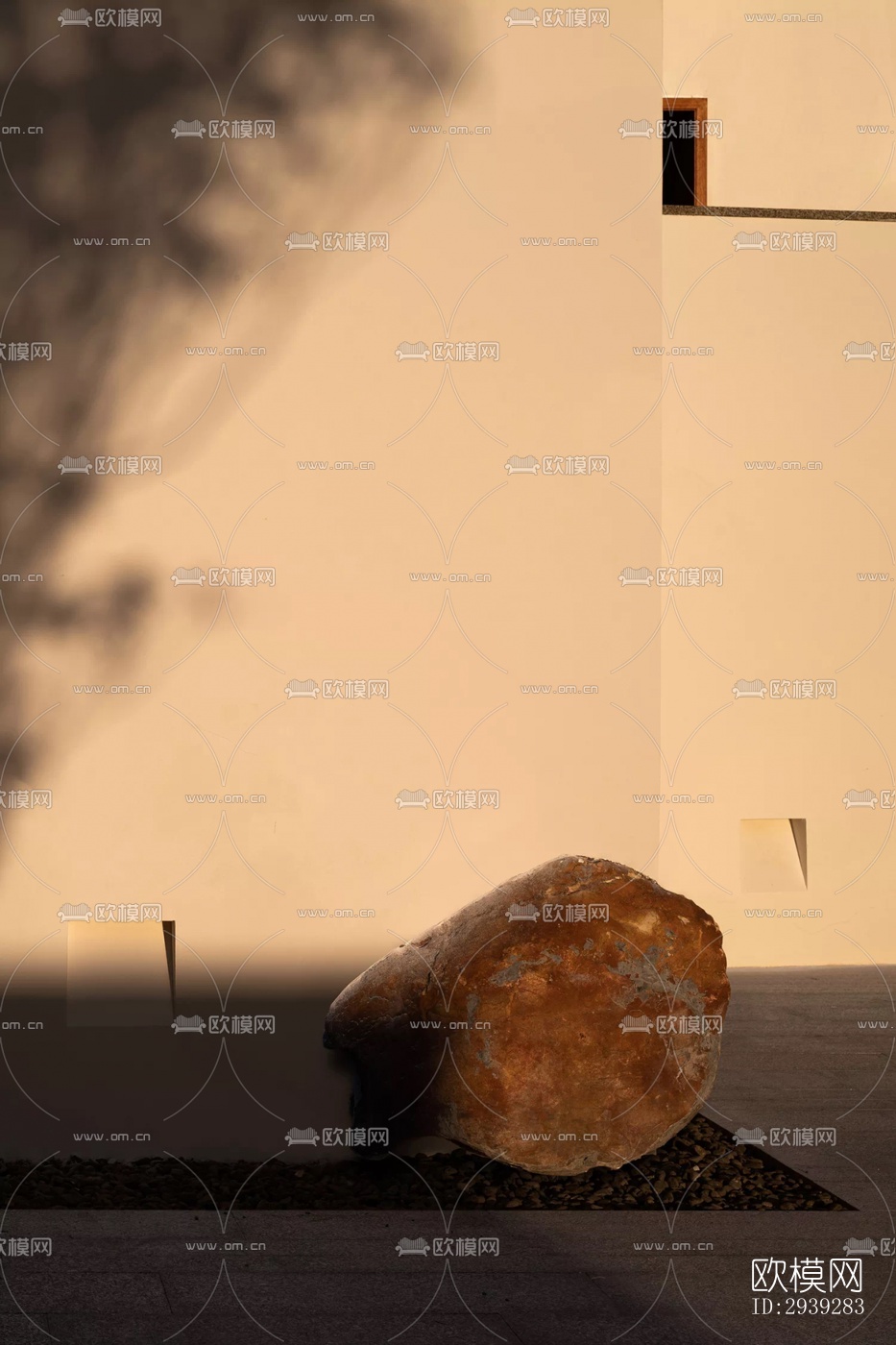 新中式酒店民宿效果图下载（渲染图1）