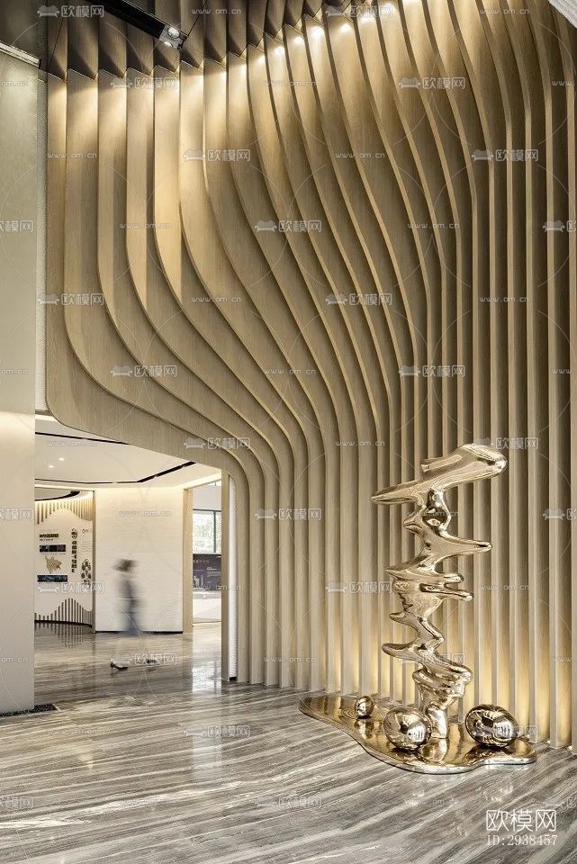 现代售楼处效果图下载（渲染图10）