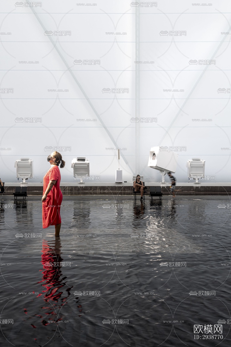 现代展览展厅效果图下载（渲染图9）