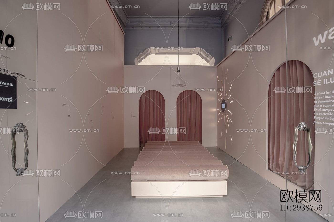 现代展览展厅效果图下载（渲染图12）