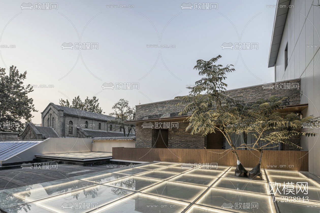 中式酒店民宿效果图下载（渲染图19）