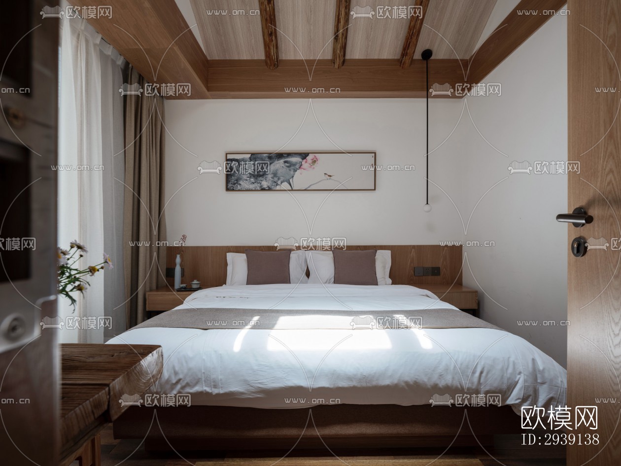 北欧酒店民宿效果图下载（渲染图13）