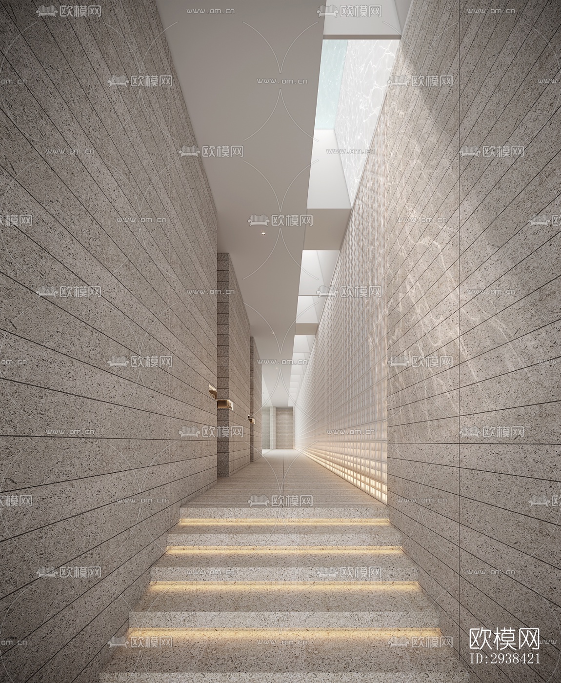 新中式售楼处效果图下载（渲染图10）