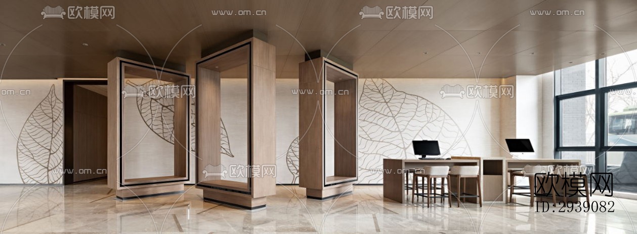 北欧酒店民宿效果图下载（渲染图14）