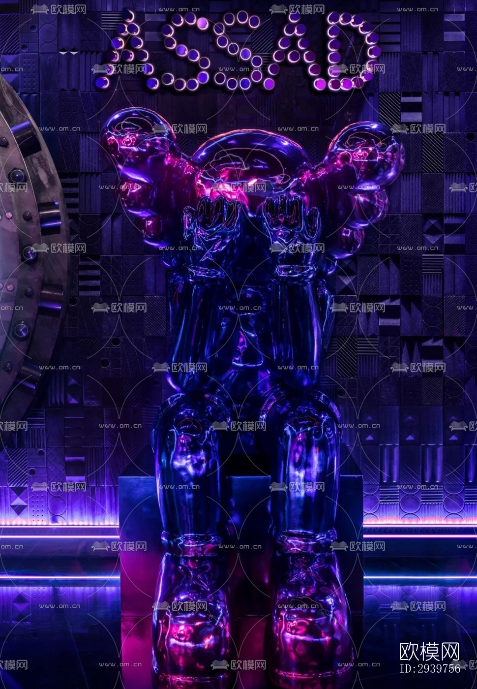 现代酒吧效果图下载（渲染图8）