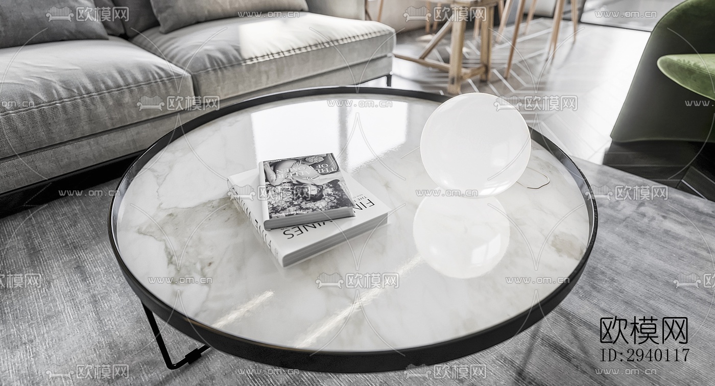 北欧平层效果图下载（渲染图4）