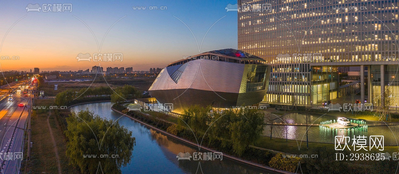 现代展览展厅效果图下载（渲染图17）