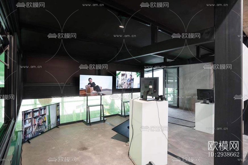 现代展览展厅效果图下载(渲染图19)