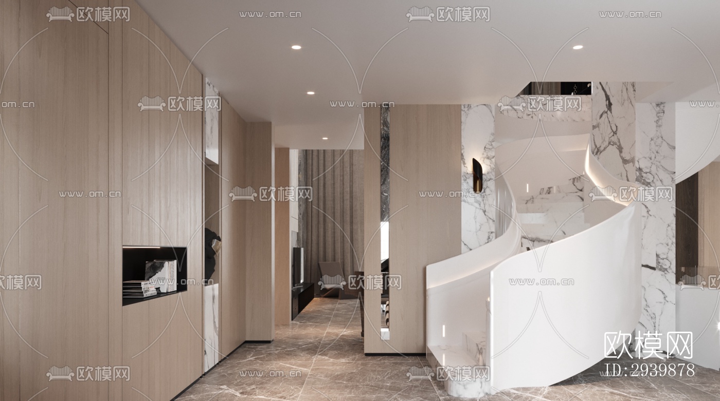 现代别墅效果图下载（渲染图10）