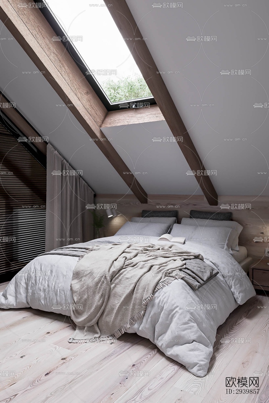 北欧别墅效果图下载（渲染图17）