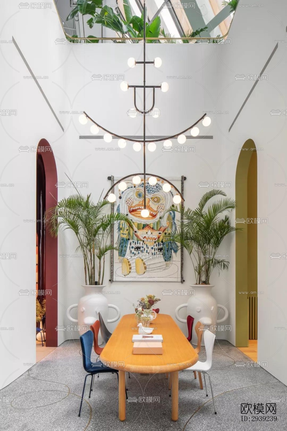 后现代酒店民宿效果图下载（渲染图8）