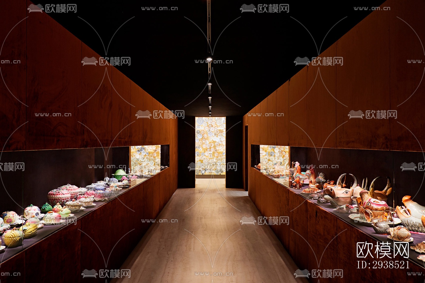 侘寂展览展厅效果图下载（渲染图16）