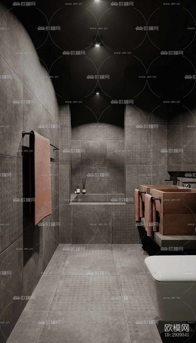 现代酒店民宿效果图下载（渲染图13）