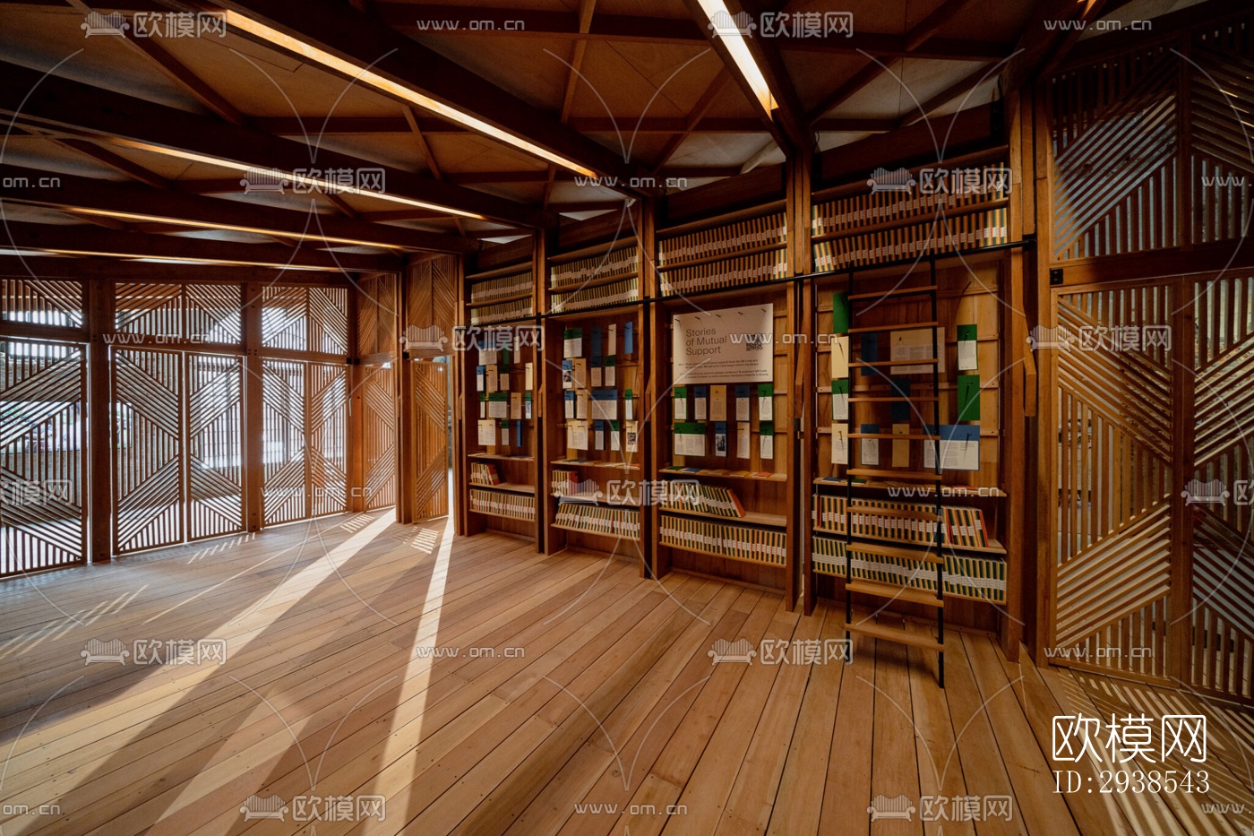 工业风展览展厅效果图下载（渲染图11）