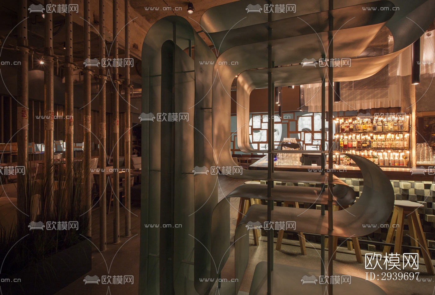 北欧酒吧效果图下载（渲染图13）