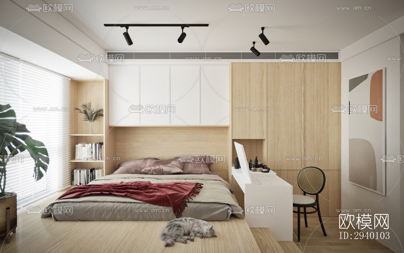 北欧平层效果图下载（渲染图2）