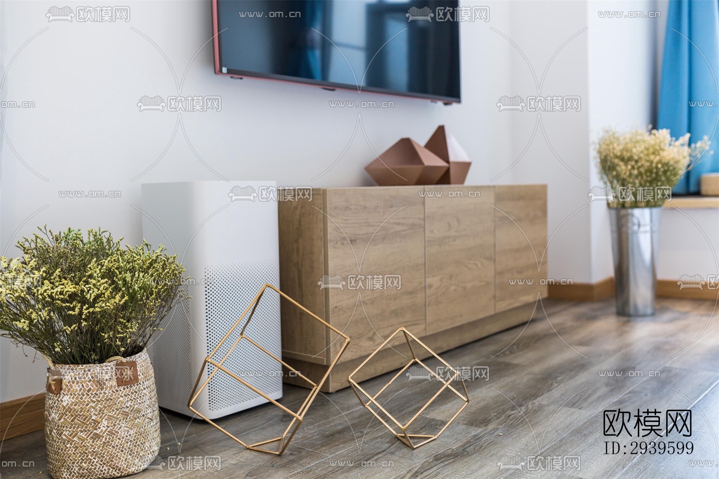 现代酒店民宿效果图下载（渲染图6）