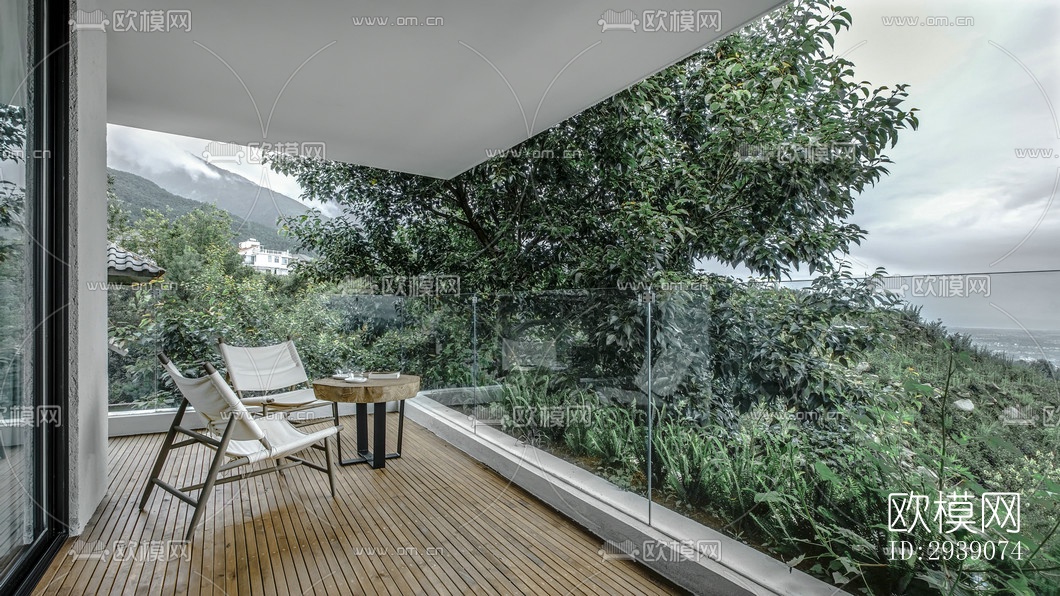 北欧酒店民宿效果图下载（渲染图5）