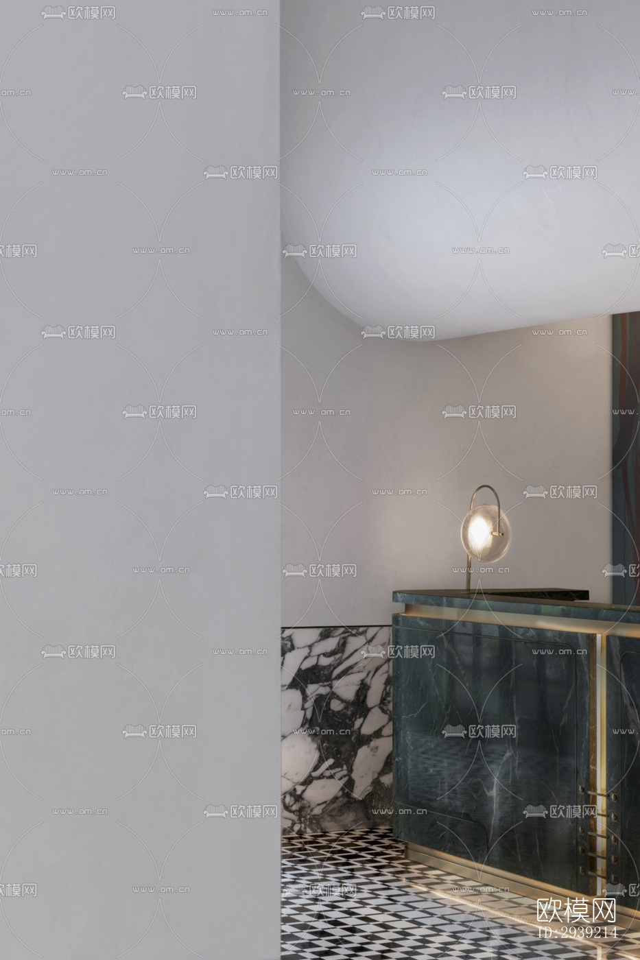 后现代酒店民宿效果图下载（渲染图5）