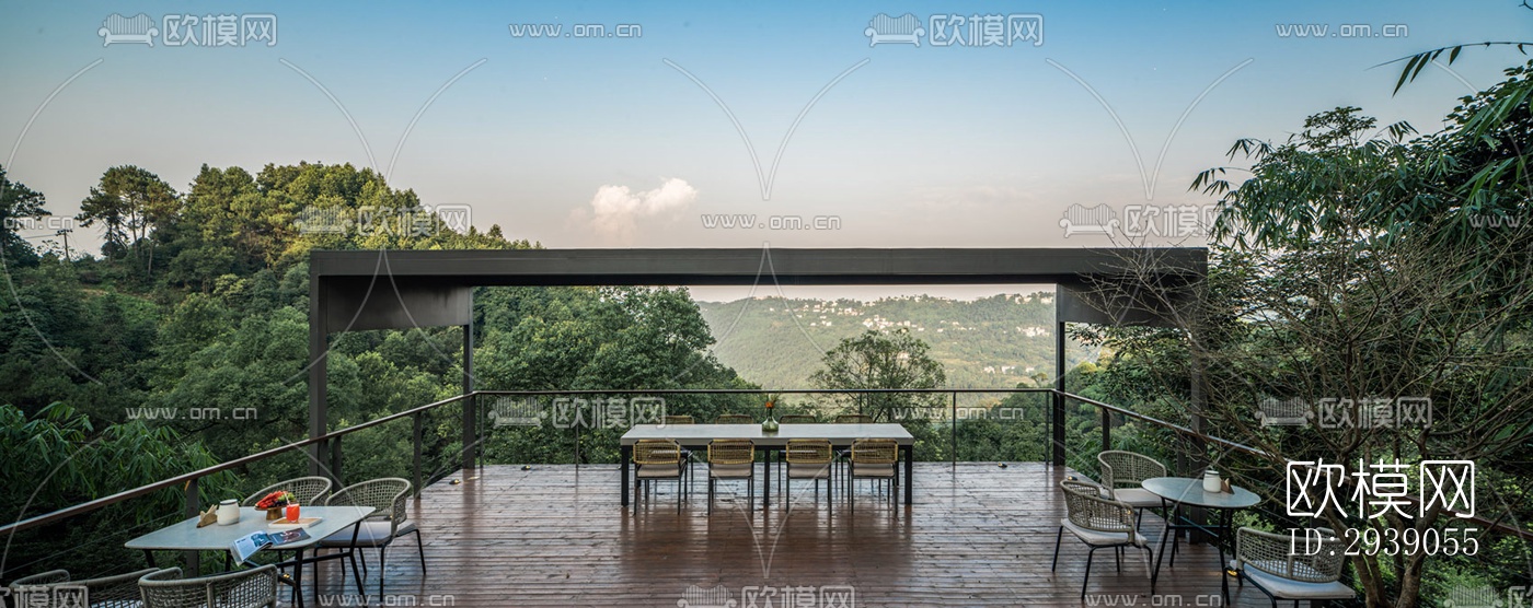 侘寂酒店民宿效果图下载（渲染图6）