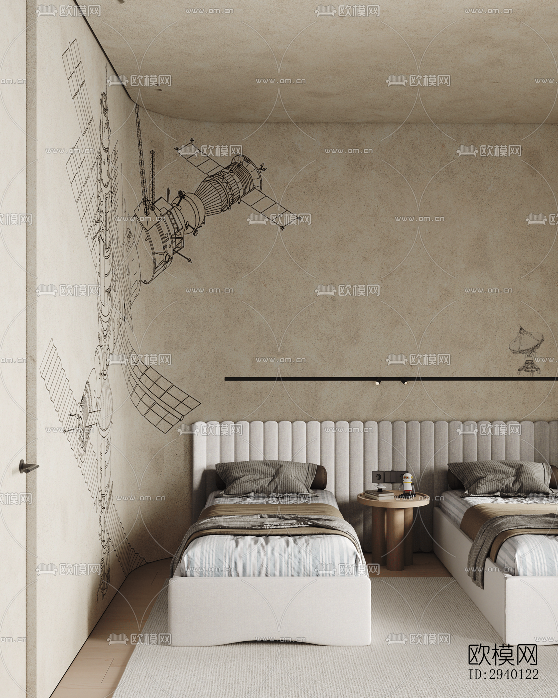 北欧平层效果图下载（渲染图20）