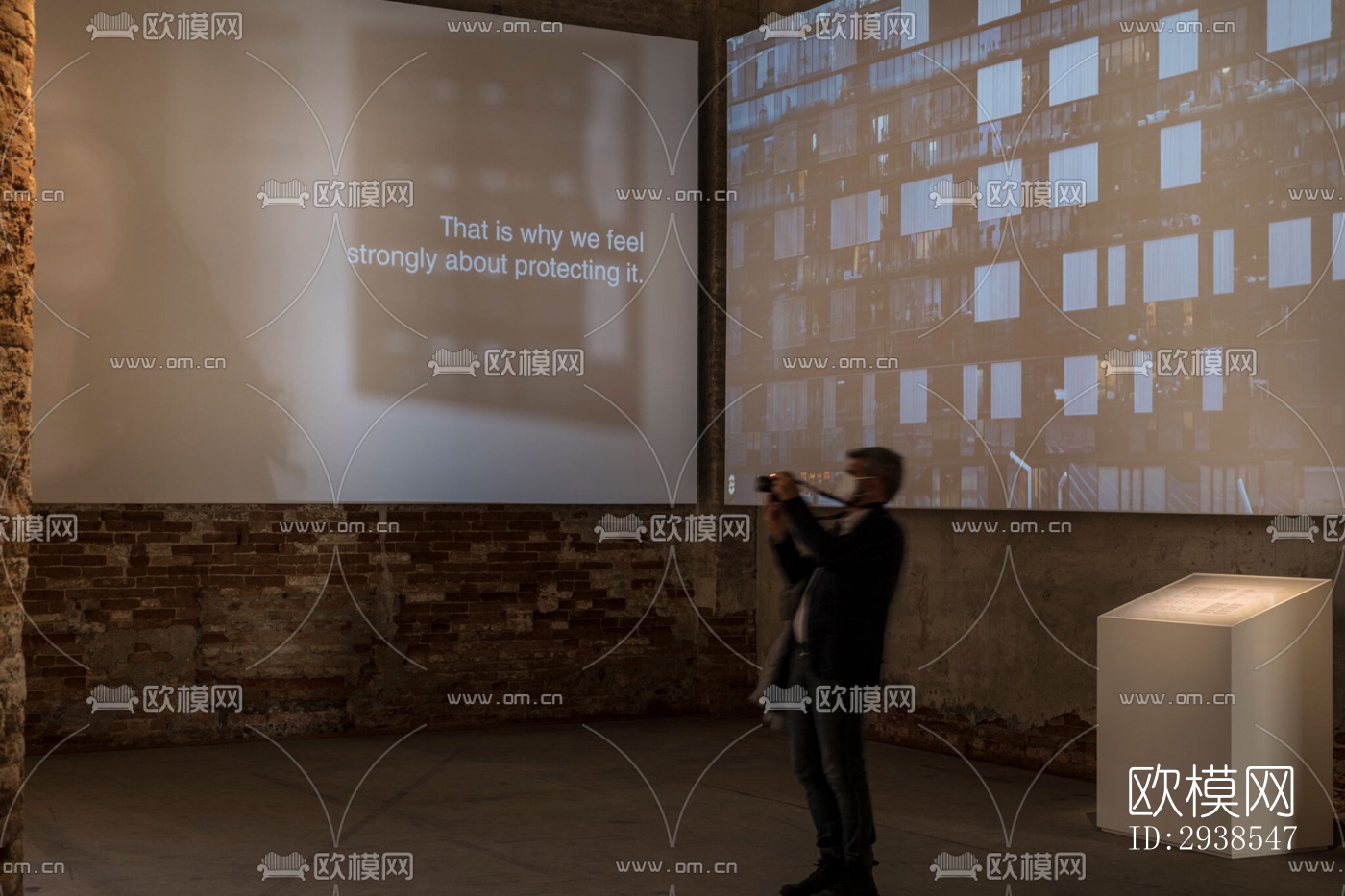 工业风展览展厅效果图下载（渲染图16）