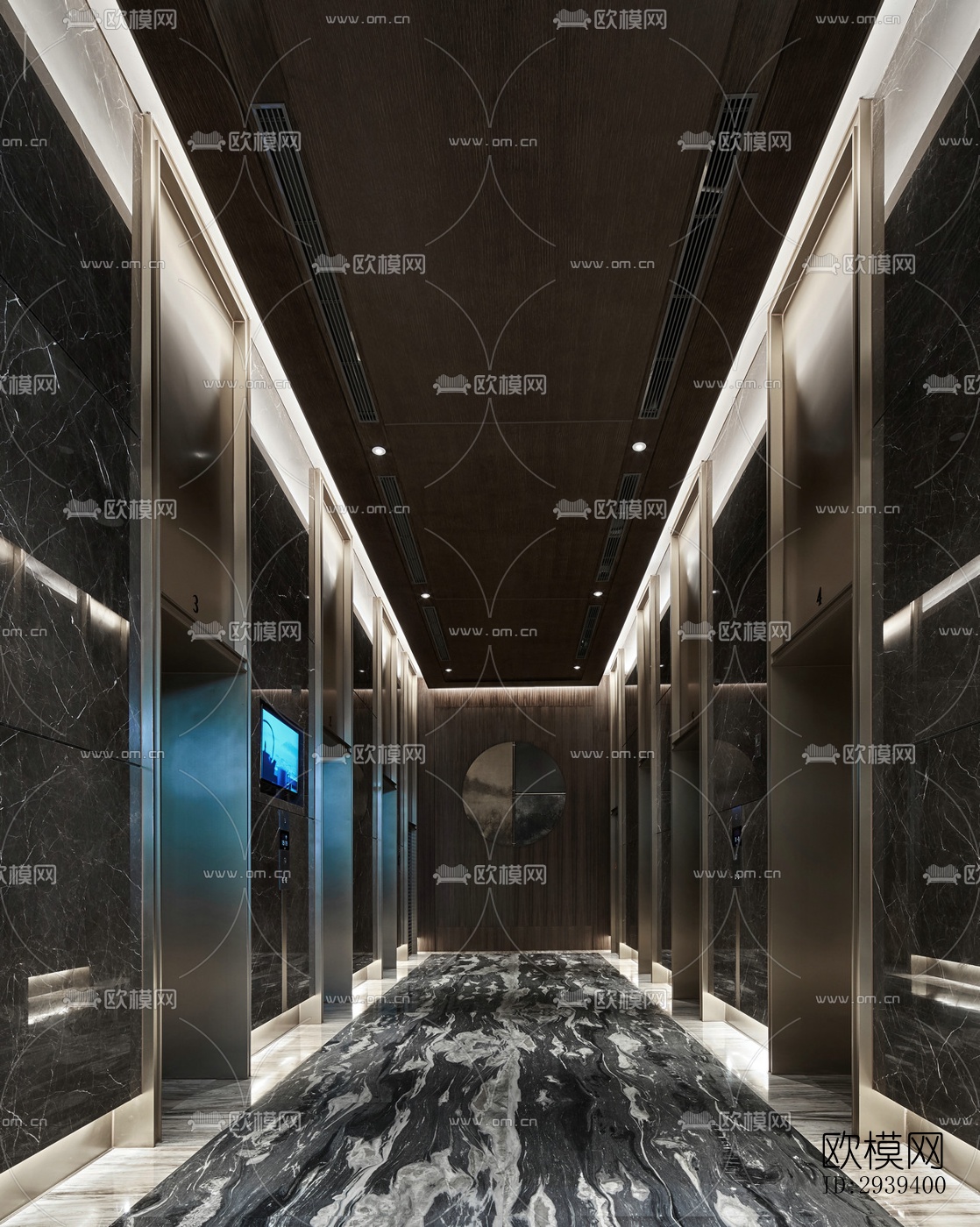 新中式酒店民宿效果图下载（渲染图13）