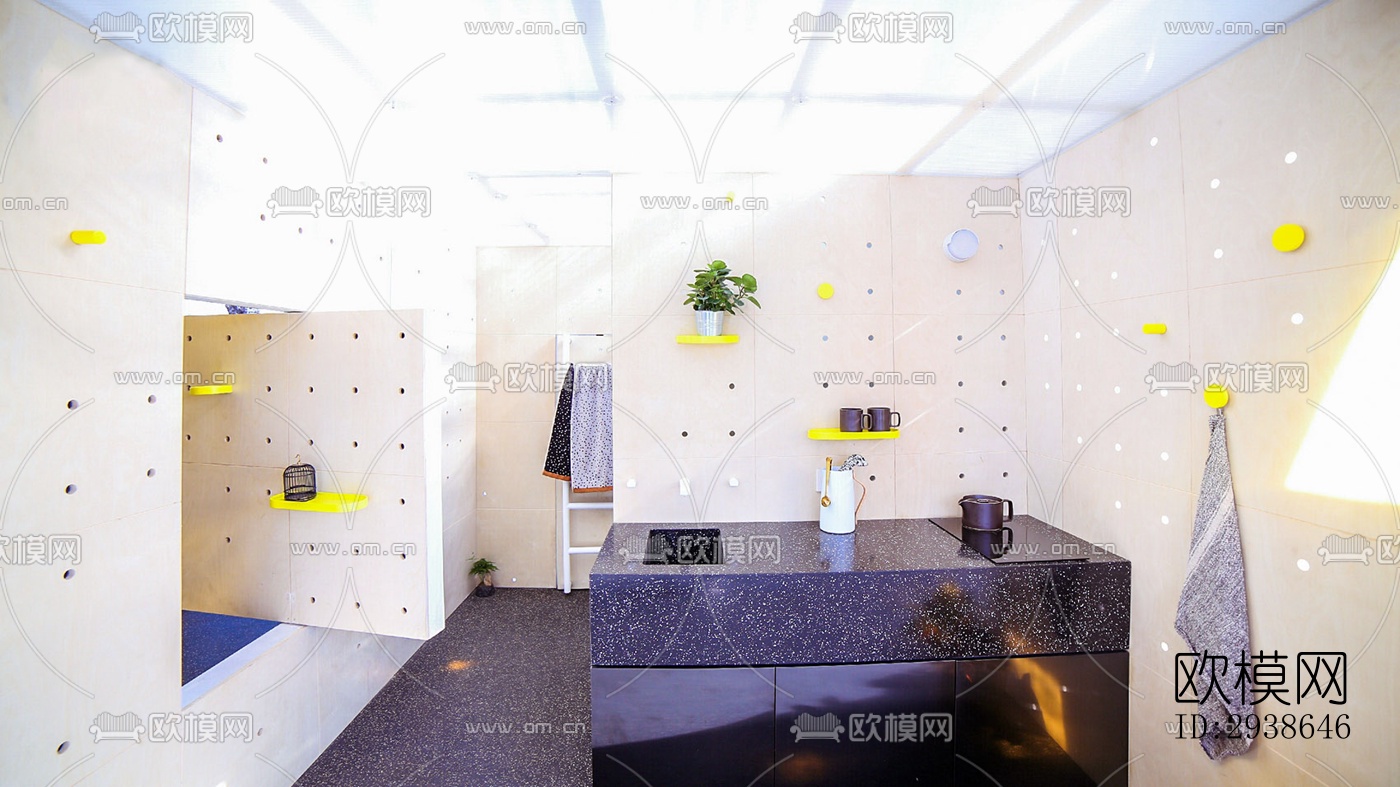 现代展览展厅效果图下载（渲染图18）