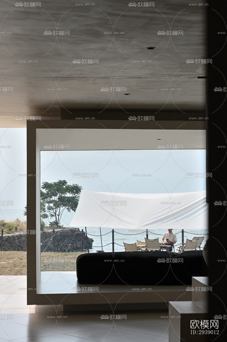 侘寂酒店民宿效果图下载（渲染图6）