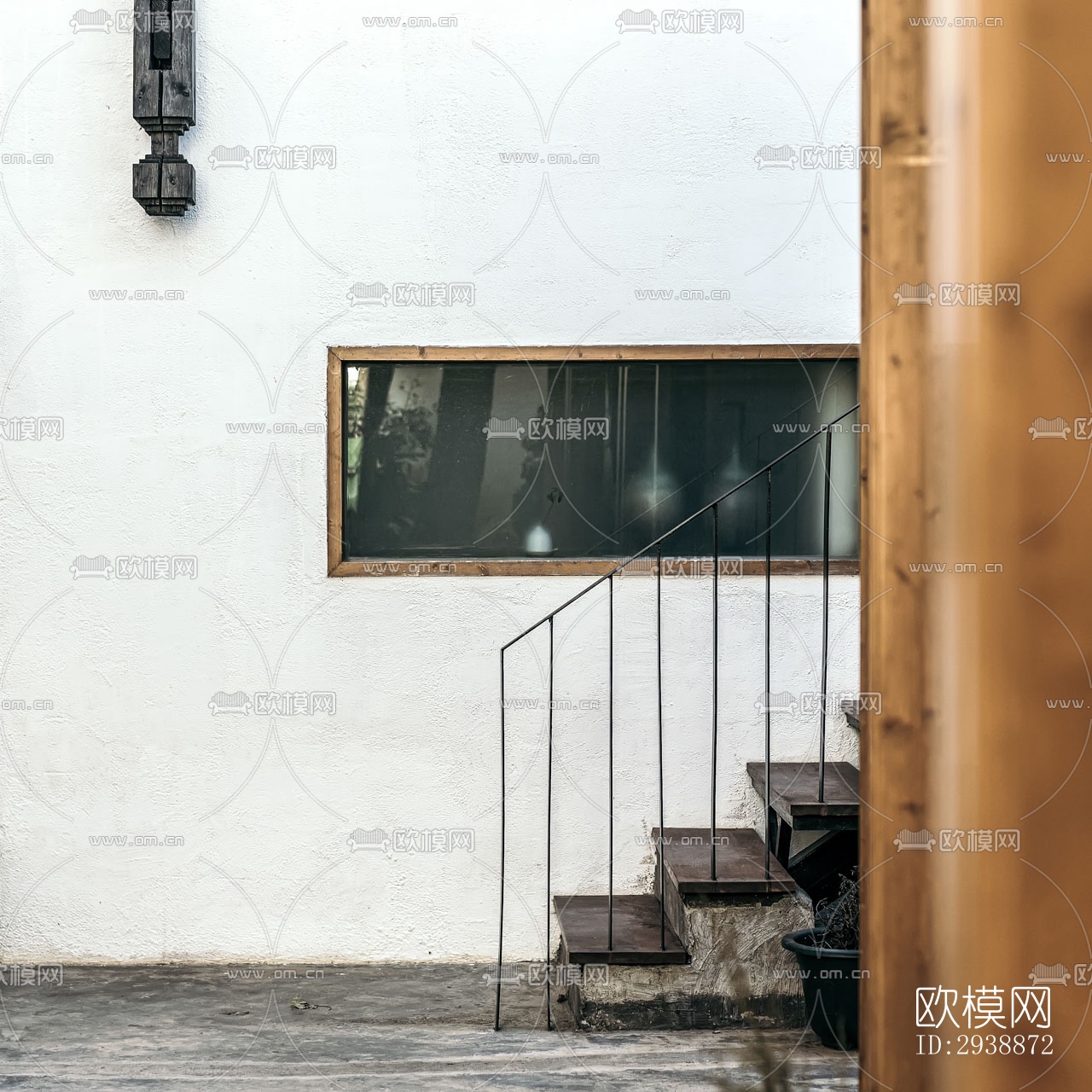 中式酒店民宿效果图下载（渲染图12）