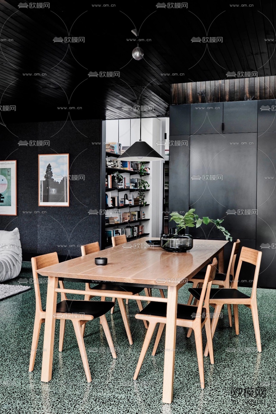 北欧酒店民宿效果图下载（渲染图1）