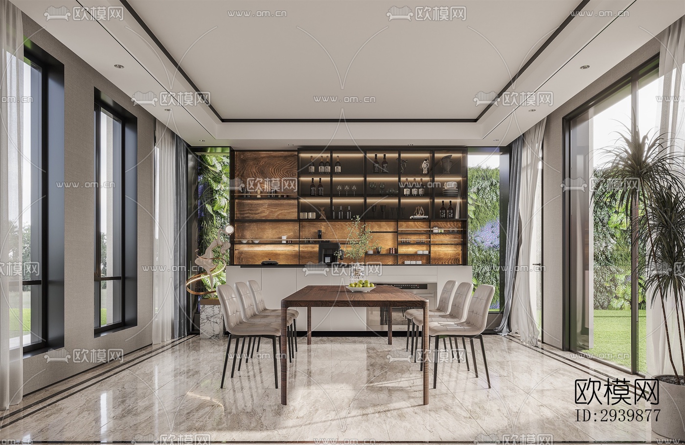 现代别墅效果图下载（渲染图20）