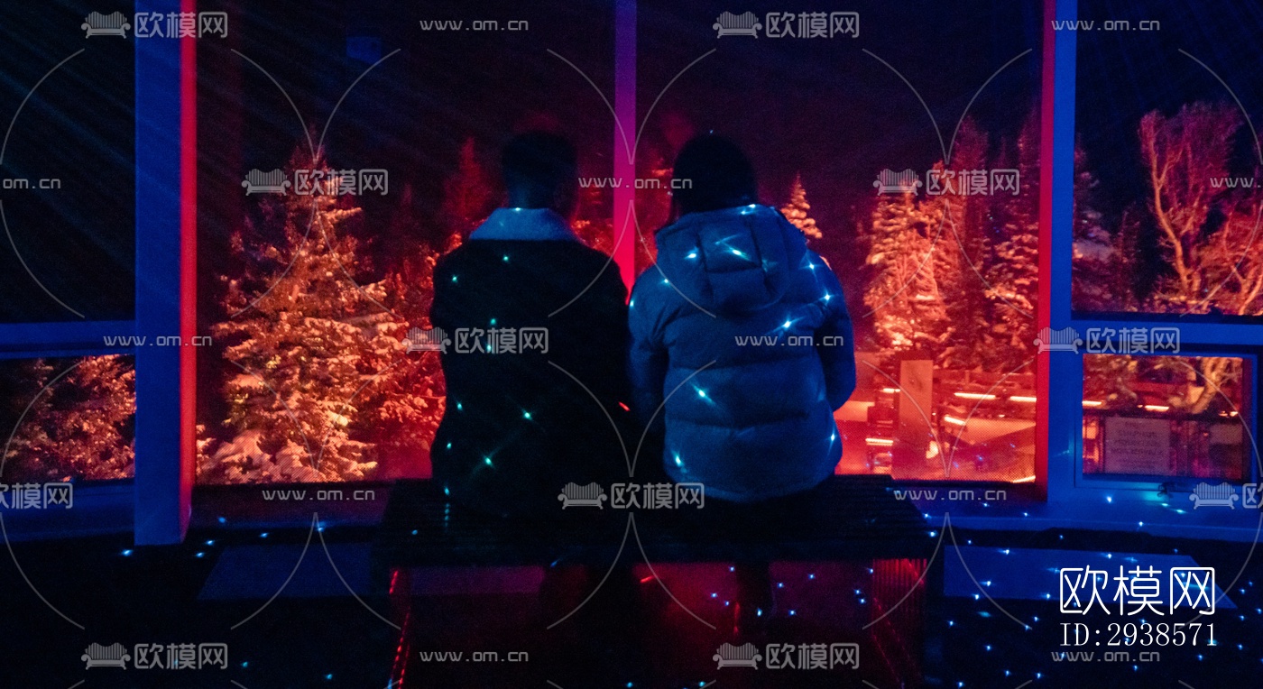 工业风展览展厅效果图下载（渲染图3）