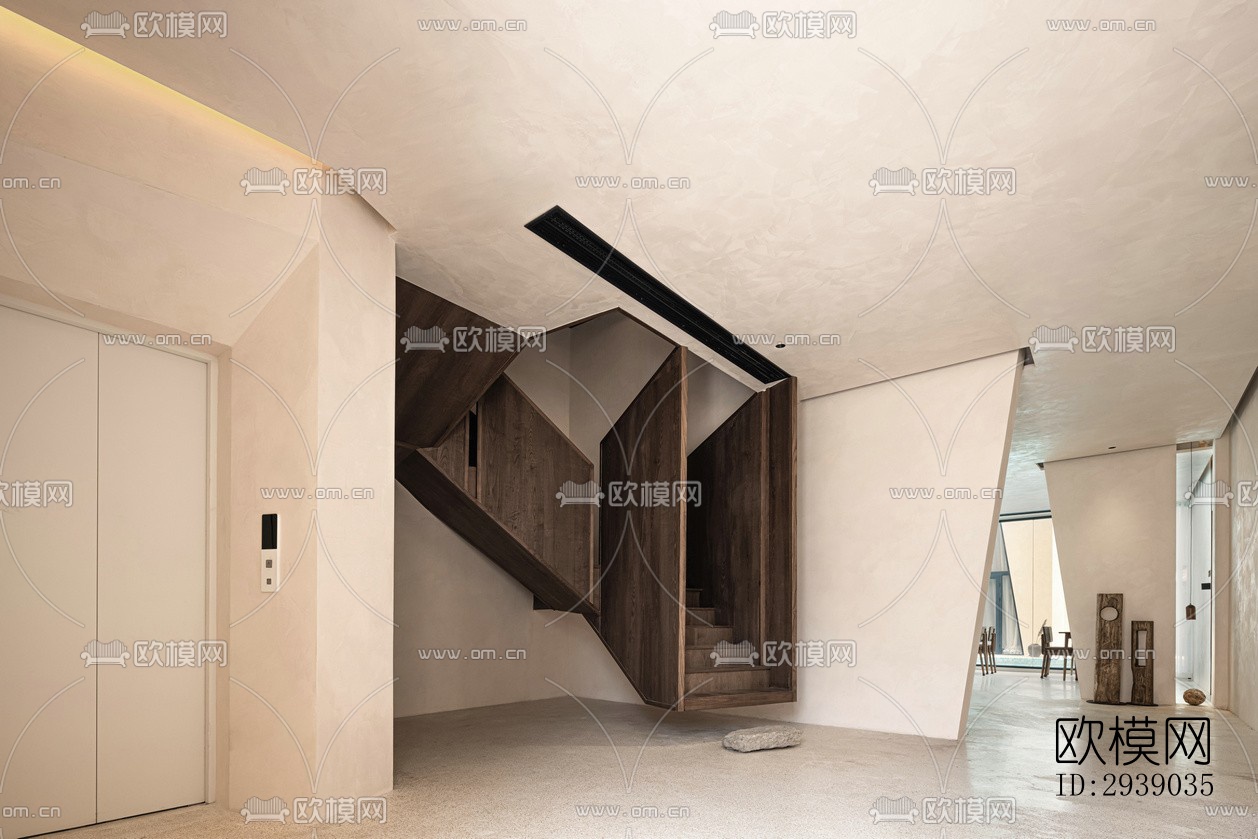 侘寂酒店民宿效果图下载（渲染图3）