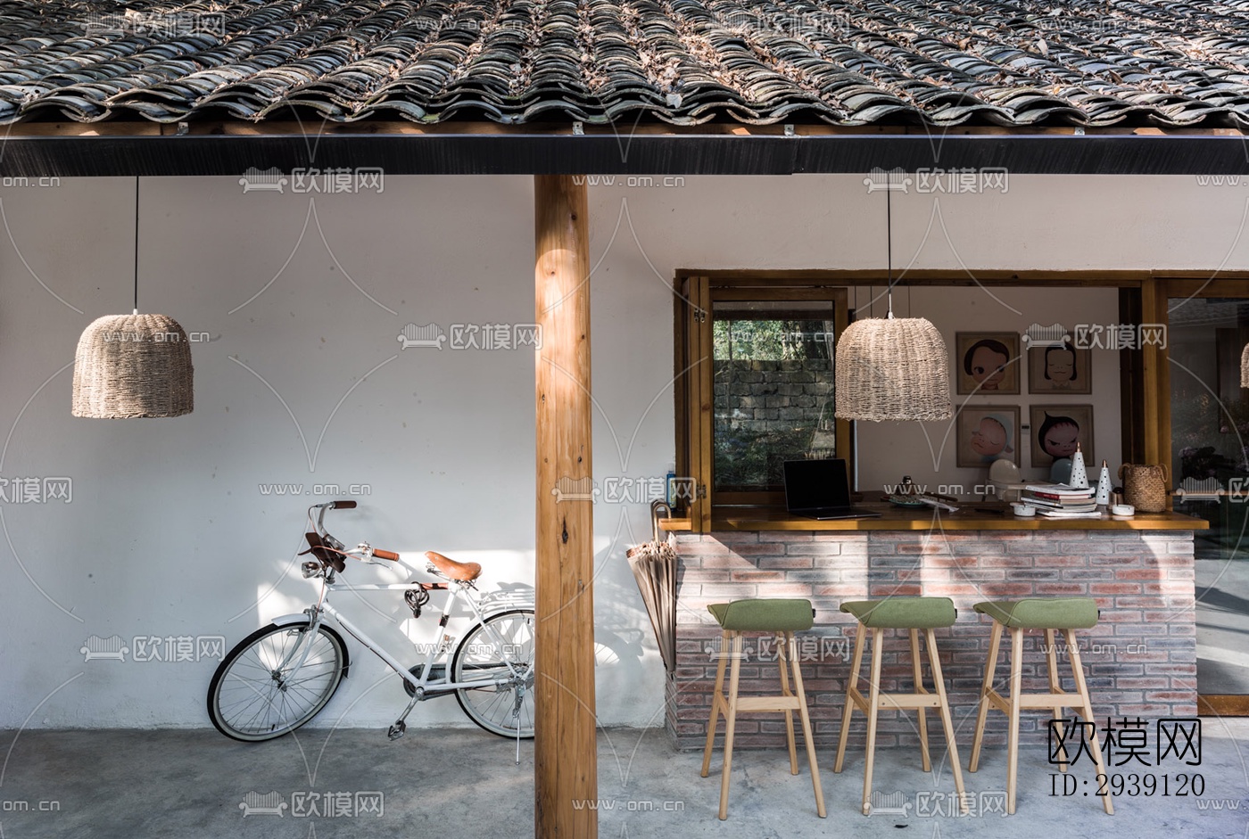 北欧酒店民宿效果图下载（渲染图5）