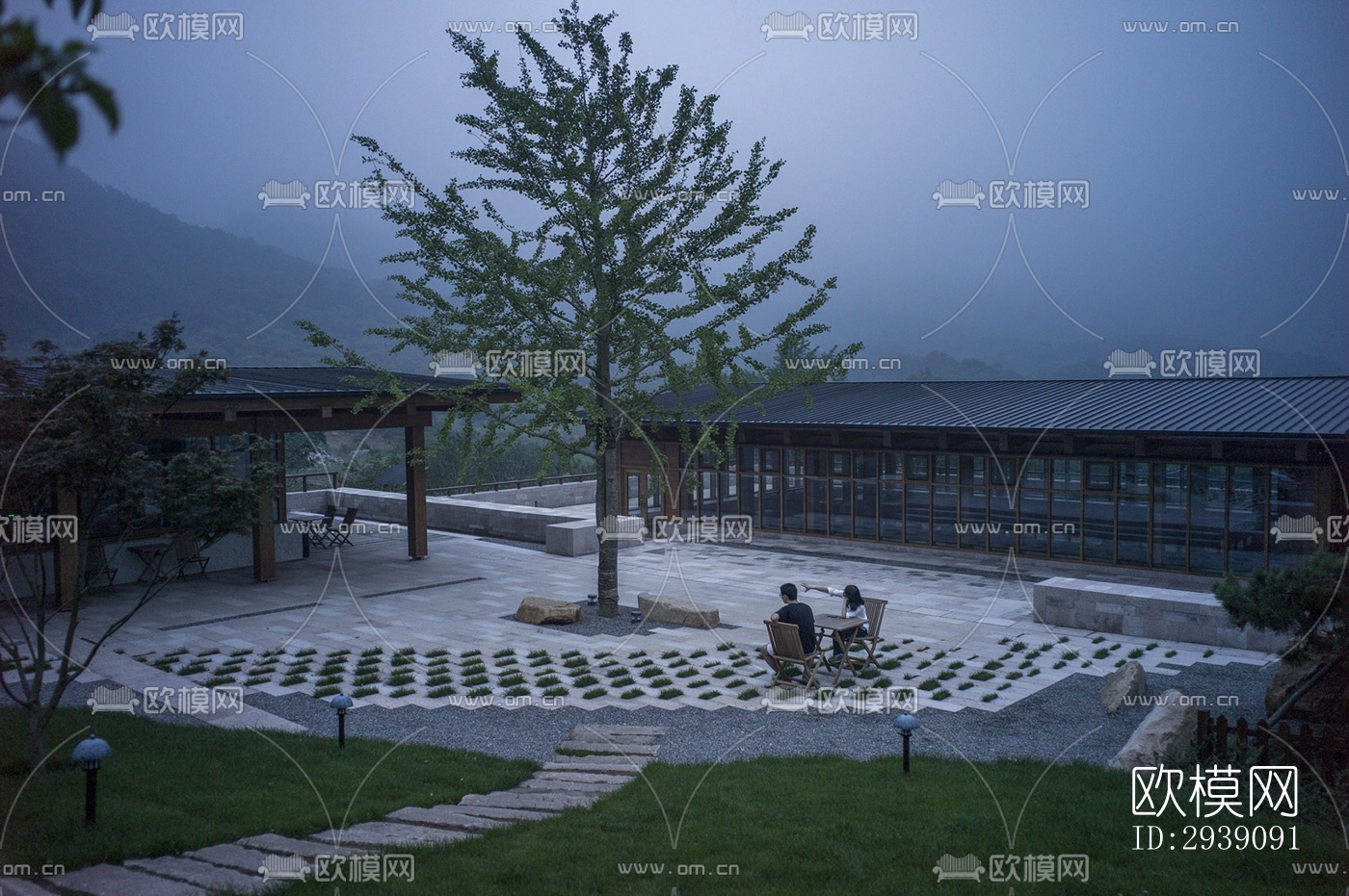 北欧酒店民宿效果图下载（渲染图4）