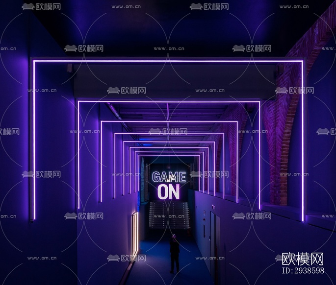 工业风展览展厅效果图下载(渲染图14)