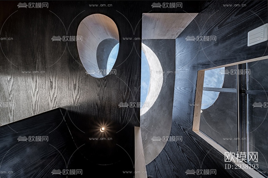 高級(jí)灰展覽展廳效果圖下載(渲染圖15)