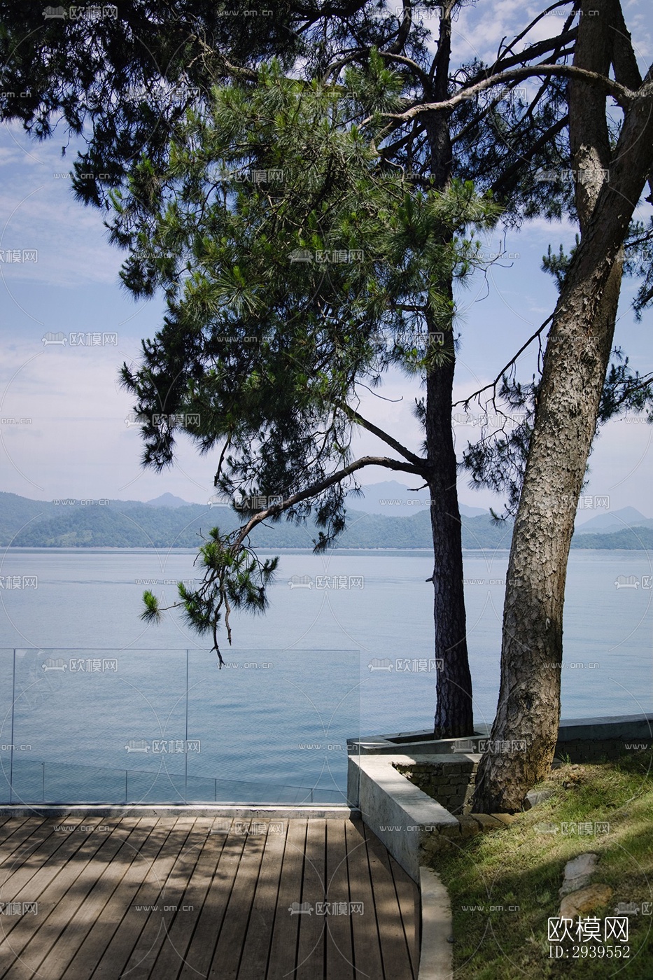 现代酒店民宿效果图下载（渲染图4）