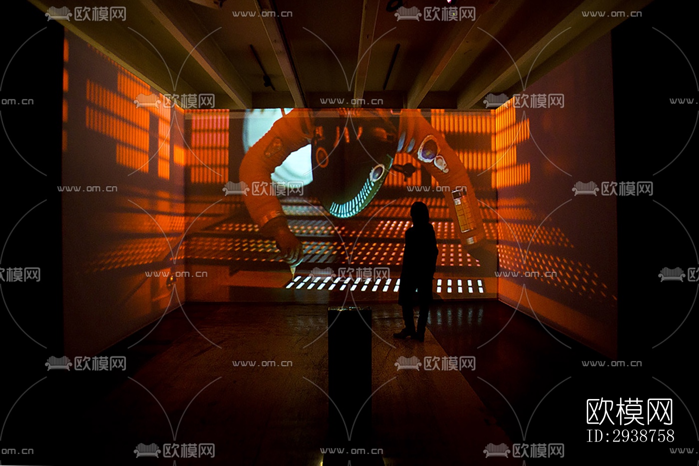 现代展览展厅效果图下载（渲染图17）